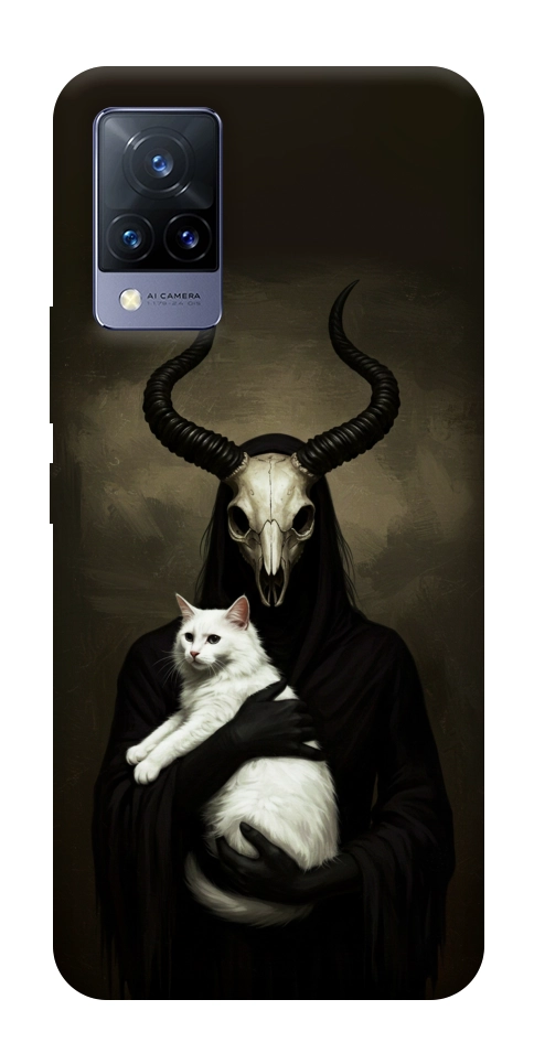 Чехол Creature with cat для Vivo V21