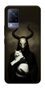 Чехол Creature with cat для Vivo V21