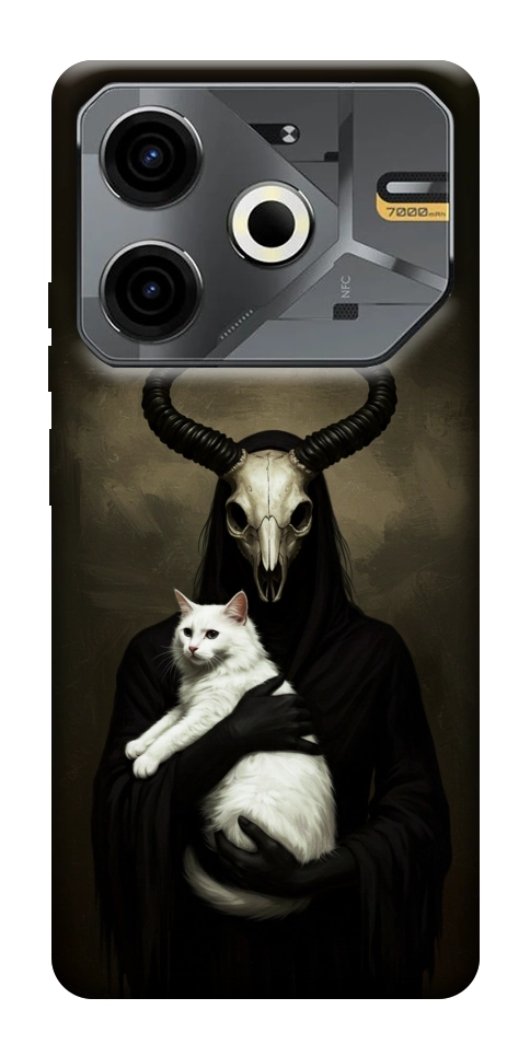 Чохол Creature with cat для TECNO Pova 6 Neo (LI6)