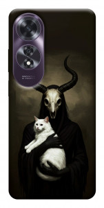 Чехол Creature with cat для Oppo A60 4G