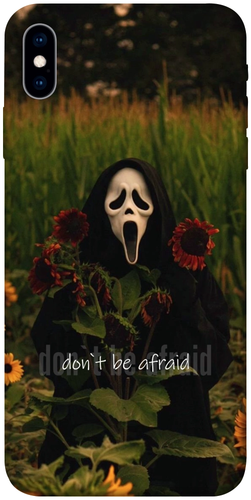 Чехол Dont be afraid для iPhone X