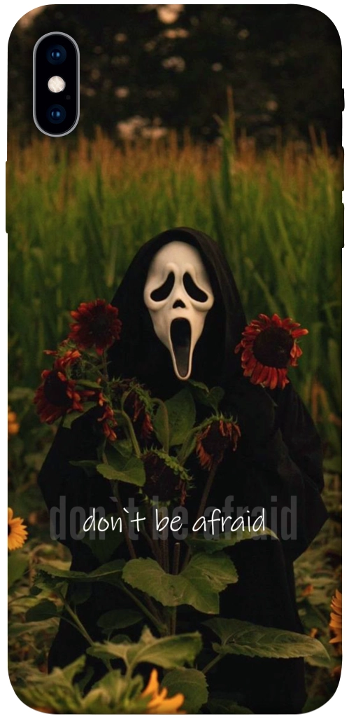 Чехол Dont be afraid для iPhone XS Max