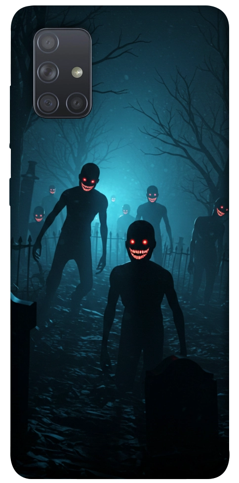 Чехол Happy zombies для Galaxy A71 (2020)