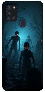 Чехол Happy zombies для Galaxy A21s (2020)