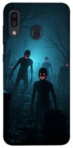 Чехол Happy zombies для Samsung Galaxy A20 A205F