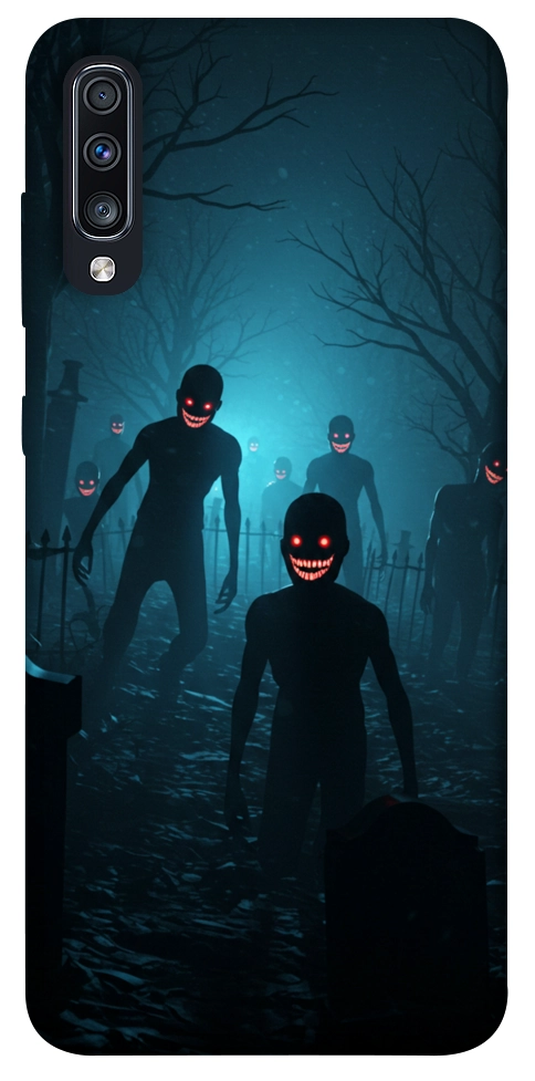 Чехол Happy zombies для Galaxy A70 (2019)