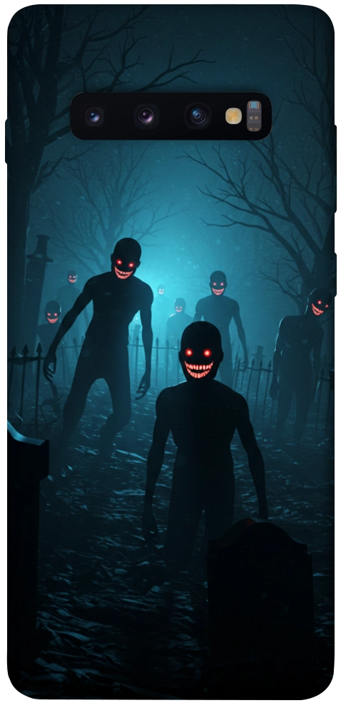 Чехол Happy zombies для Galaxy S10 Plus (2019)