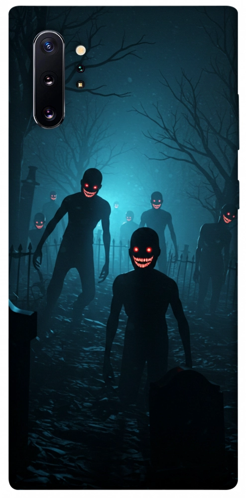 Чехол Happy zombies для Galaxy Note 10+ (2019)