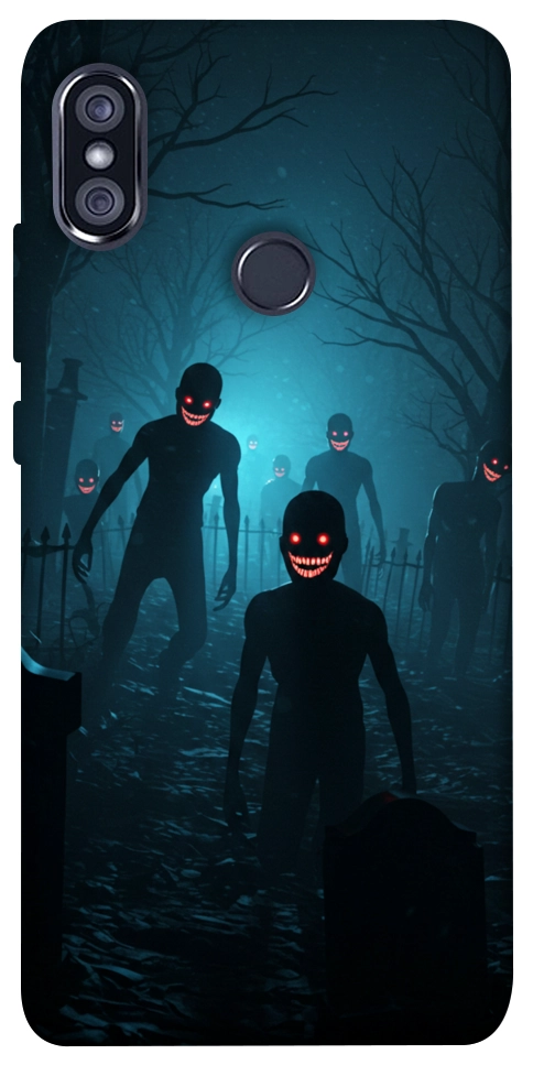 Чехол Happy zombies для Xiaomi Redmi Note 5 (Dual Camera)