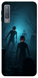 Чохол Happy zombies для Galaxy A7 (2018)
