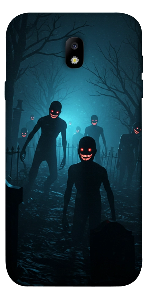 Чехол Happy zombies для Galaxy J7 (2017)