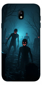 Чехол Happy zombies для Galaxy J7 (2017)