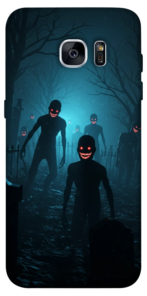 Чехол Happy zombies для Galaxy S7 Edge
