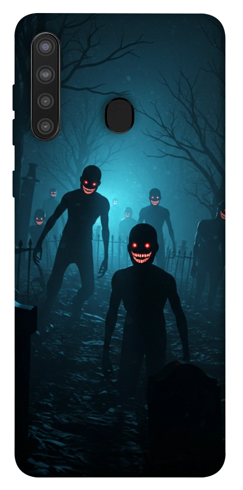 Чехол Happy zombies для Galaxy A21