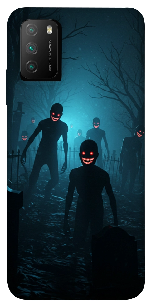 Чехол Happy zombies для Xiaomi Poco M3