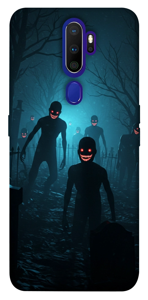 Чехол Happy zombies для Oppo A9 (2020)
