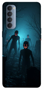 Чехол Happy zombies для Oppo Reno 4 Pro
