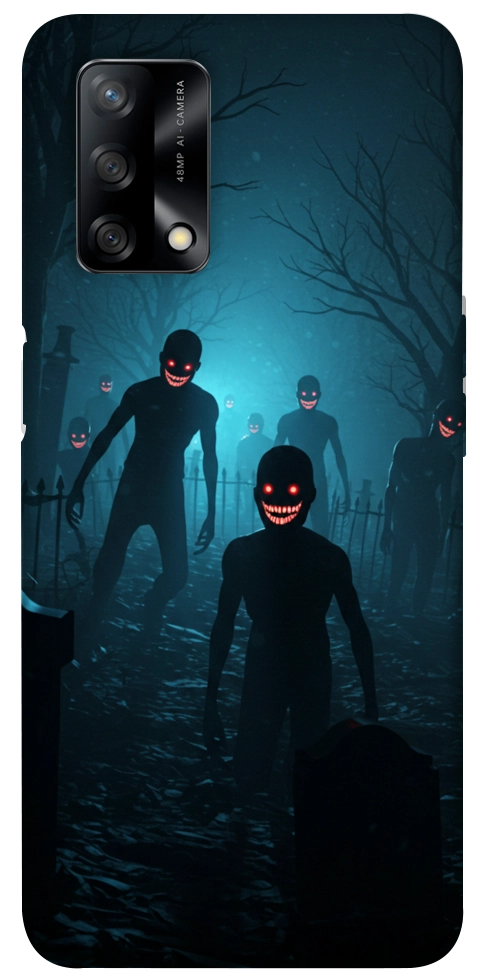 Чехол Happy zombies для Oppo A74 4G