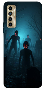 Чехол Happy zombies для TECNO Camon 17P