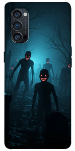 Чехол Happy zombies для Oppo Reno 4 Pro 5G