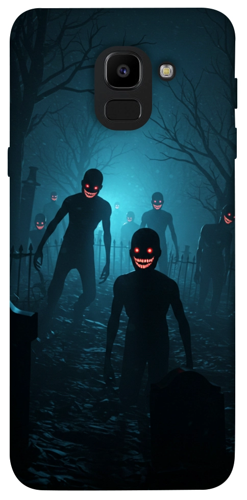 Чехол Happy zombies для Galaxy J6 (2018)