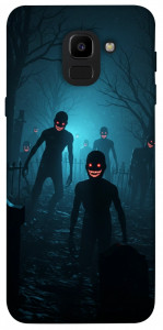 Чехол Happy zombies для Galaxy J6 (2018)