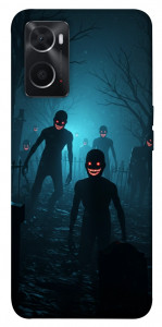 Чехол Happy zombies для Oppo A76 4G