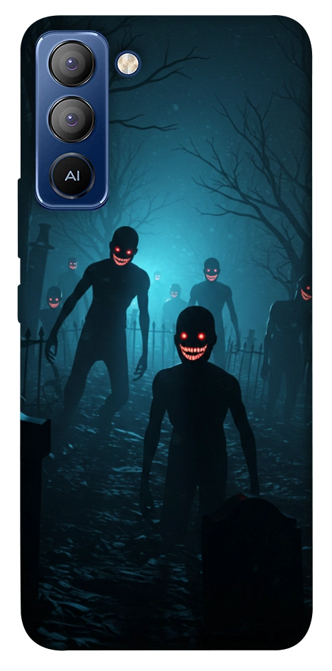 Чохол Happy zombies для TECNO Pop 5 Pro