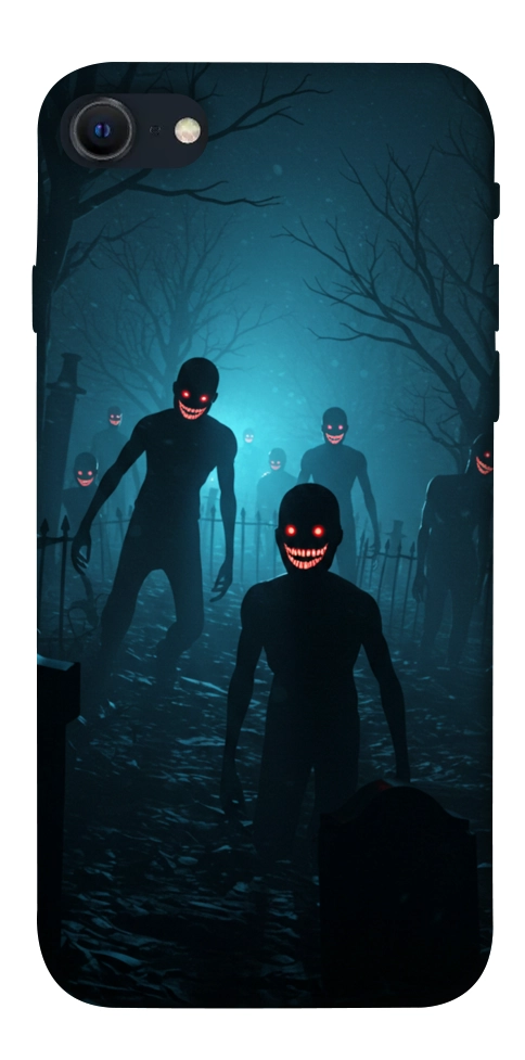 Чехол Happy zombies для iPhone SE (2022)