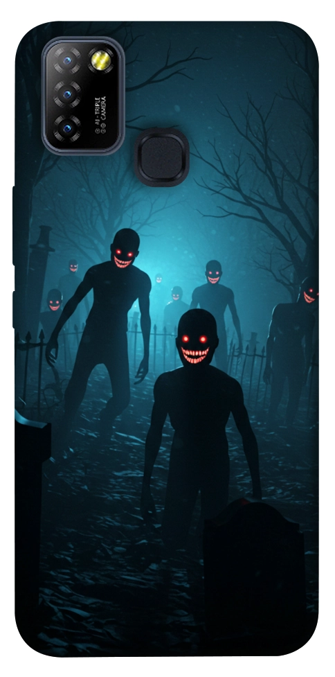 Чохол Happy zombies для Infinix Hot 10 Lite