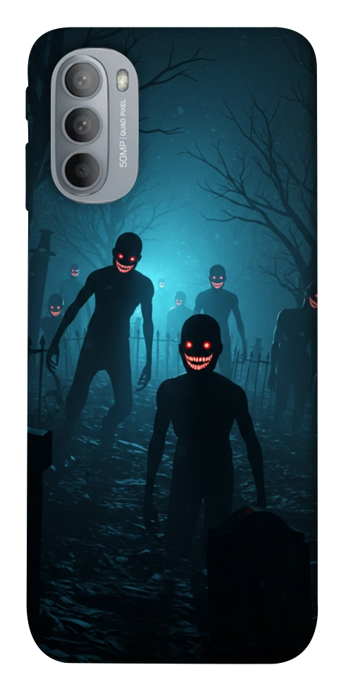 Чехол Happy zombies для Motorola Moto G31