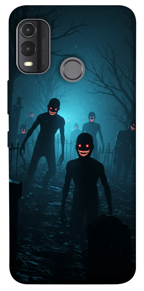 Чехол Happy zombies для Nokia G11 Plus