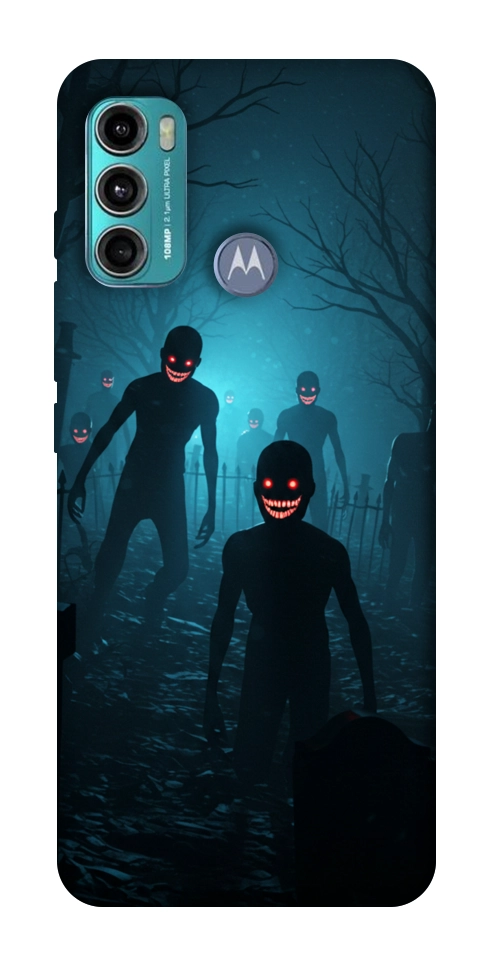 Чехол Happy zombies для Motorola Moto G60
