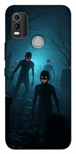 Чохол Happy zombies для Nokia C21 Plus
