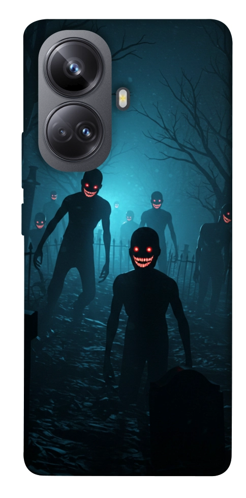 Чехол Happy zombies для Realme 10 Pro+