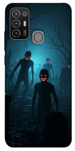 Чехол Happy zombies для ZTE Blade A52