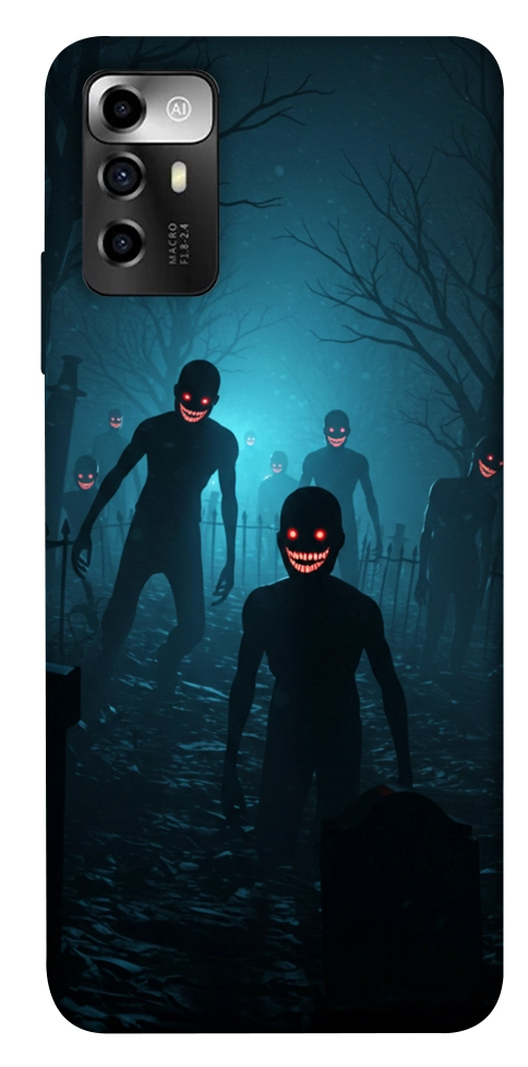 Чехол Happy zombies для ZTE Blade V40 Vita