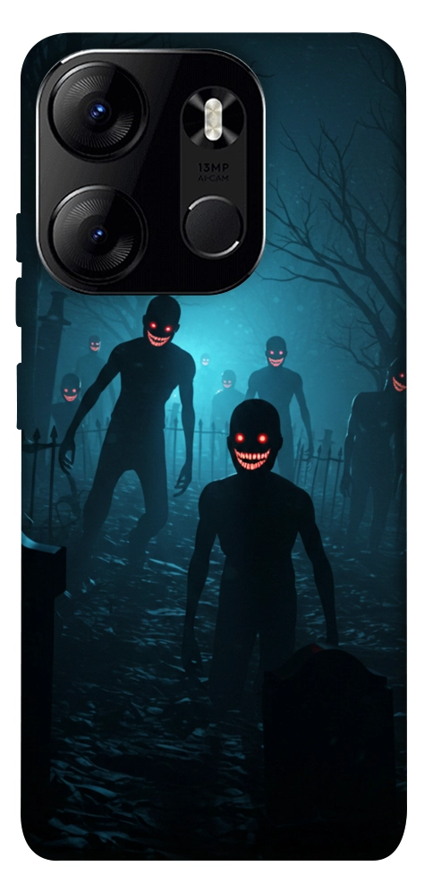 Чохол Happy zombies для Tecno Spark Go 2023