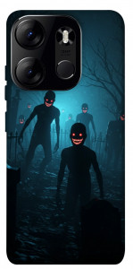 Чохол Happy zombies для Tecno Spark Go 2023