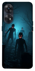 Чохол Happy zombies для Oppo Reno 8 T 4G