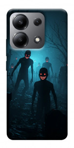 Чехол Happy zombies для Xiaomi Redmi Note 13 4G