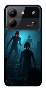 Чехол Happy zombies для ZTE Blade A54 4G