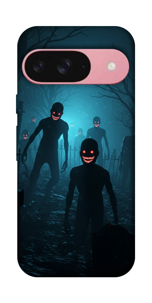 Чехол Happy zombies для Google Pixel 9