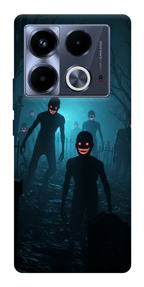 Чехол Happy zombies для Infinix Note 40 4G