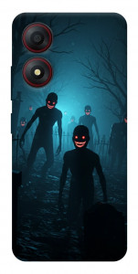 Чехол Happy zombies для ZTE Blade A34 4G