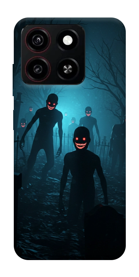 Чехол Happy zombies для ZTE Blade A35 4G