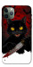 Чехол Horror lucky cat для iPhone 11 Pro
