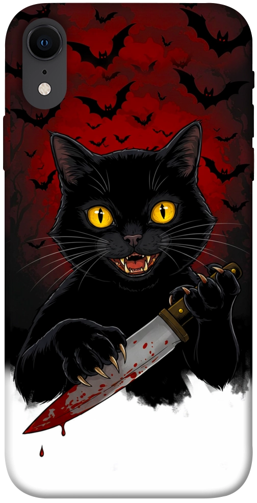 Чохол Horror lucky cat для iPhone XR