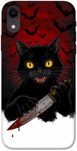 Чехол Horror lucky cat для iPhone XR