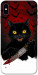 Чехол Horror lucky cat для iPhone X